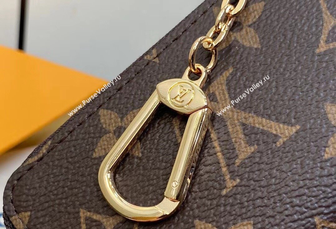 Louis Vuitton Monogram canvas Noa Key Holder M83612 Pink 2024 (kiki-24041103)