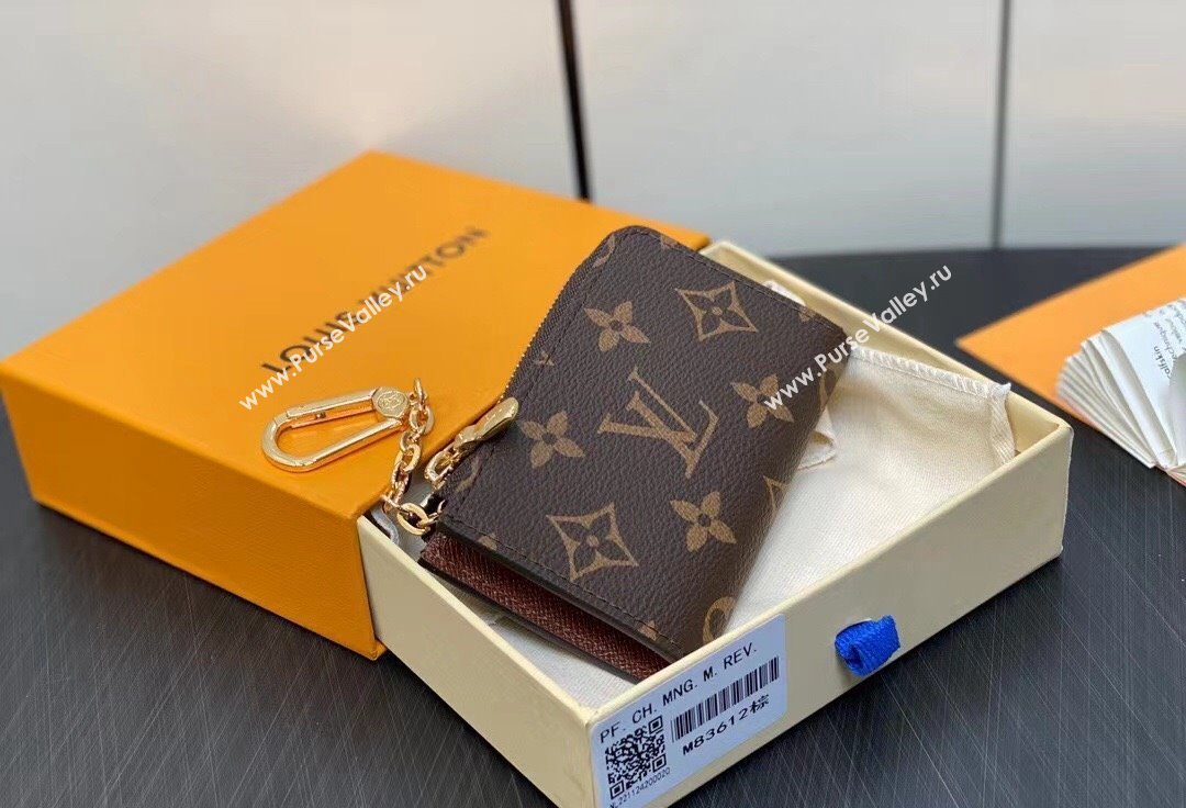 Louis Vuitton Monogram canvas Noa Key Holder M83612 Brown 2024 (kiki-24041102)