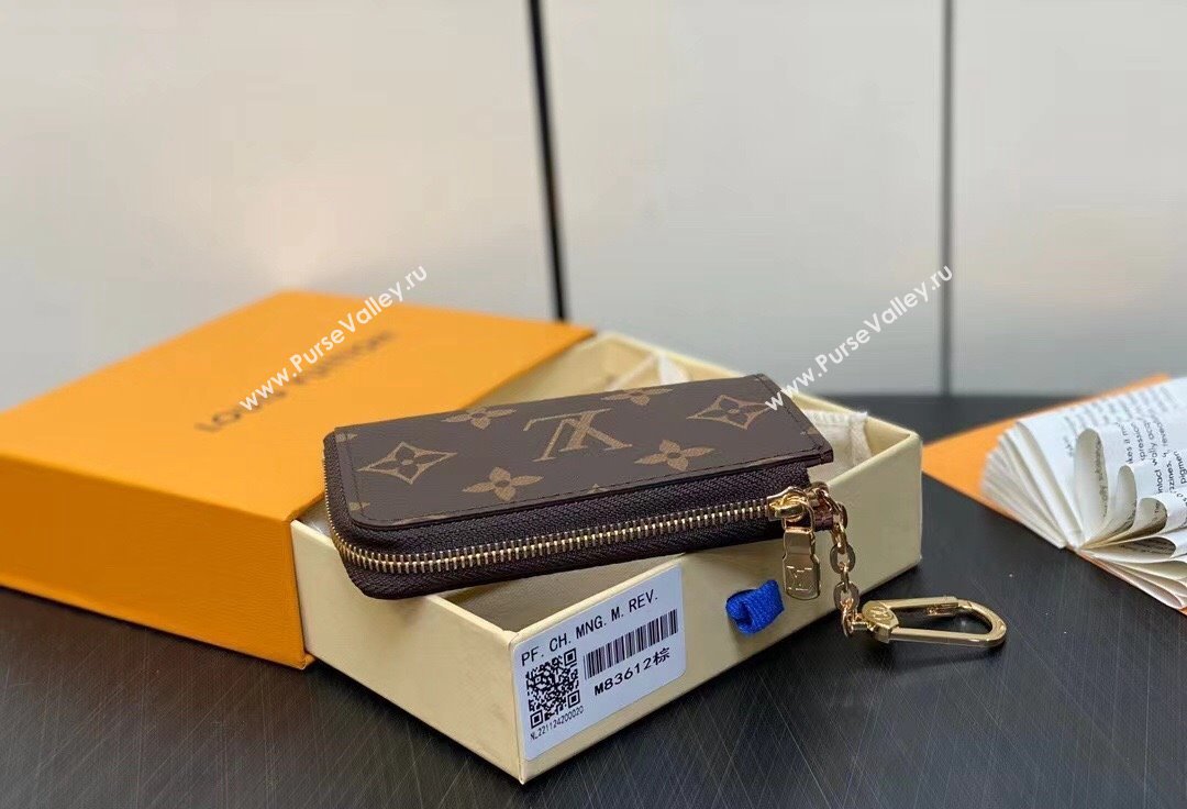 Louis Vuitton Monogram canvas Noa Key Holder M83612 Brown 2024 (kiki-24041102)