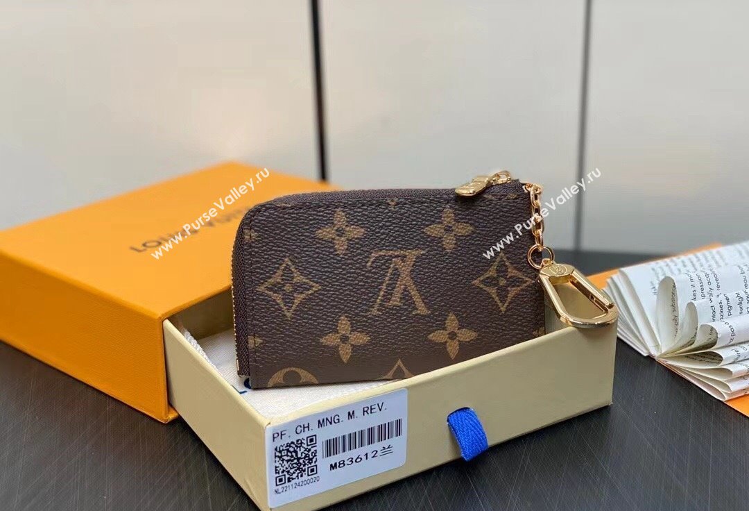 Louis Vuitton Monogram canvas Noa Key Holder M83612 Blue 2024 (kiki-24041104)