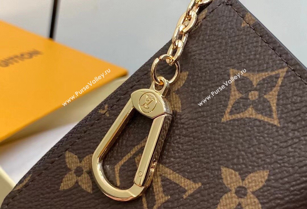 Louis Vuitton Monogram canvas Noa Key Holder M83612 Blue 2024 (kiki-24041104)