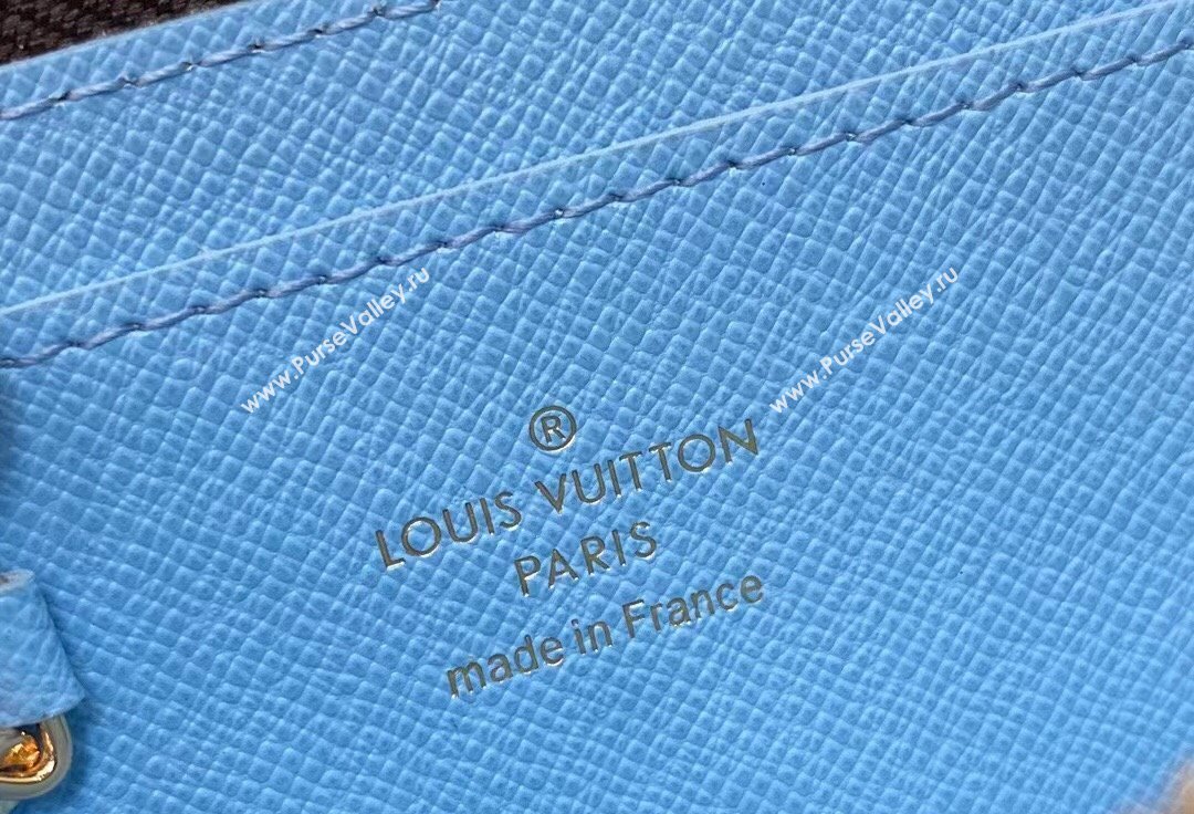Louis Vuitton Monogram canvas Noa Key Holder M83612 Blue 2024 (kiki-24041104)