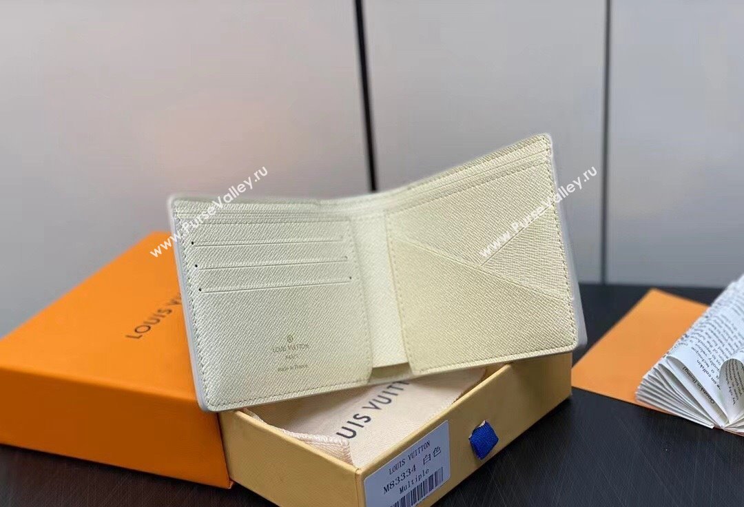 Louis Vuitton Monogram Craggy canvas Multiple Wallet M83334 Vanilla 2024 (kiki-24041109)