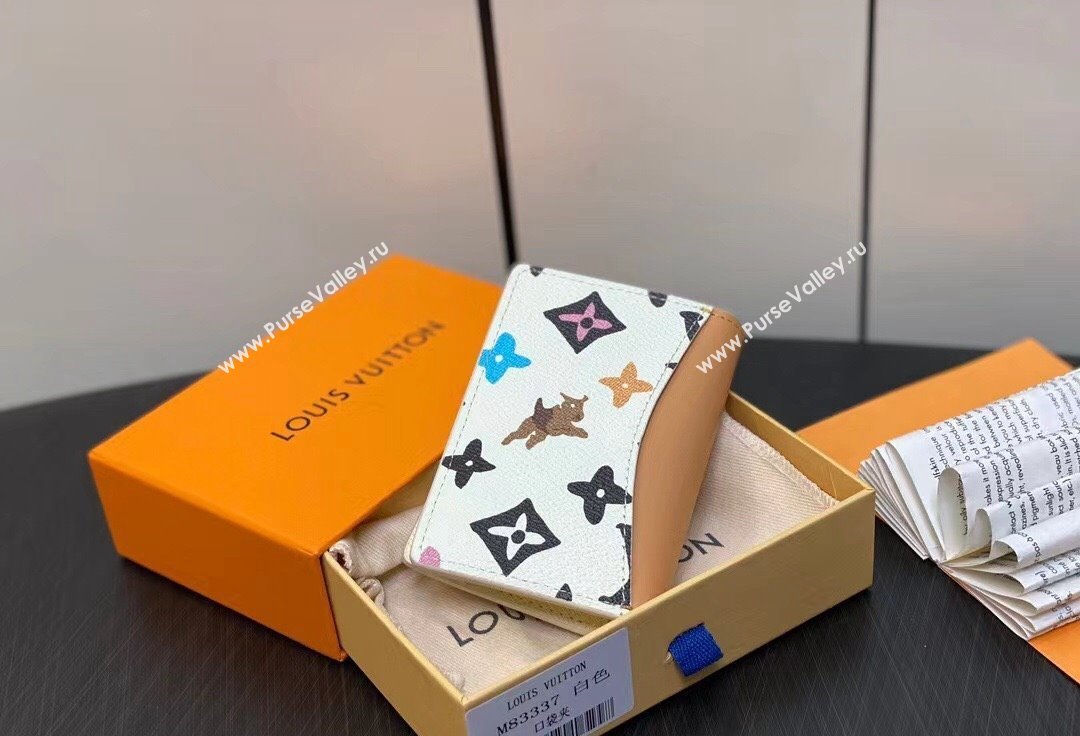 Louis Vuitton Monogram Craggy canvas Pocket Organizer Wallet M83336 Vanilla 2024 (kiki-24041107)