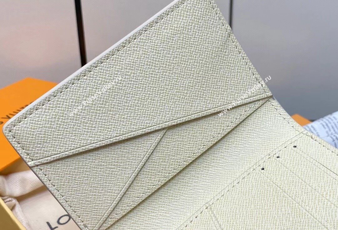 Louis Vuitton Monogram Craggy canvas Pocket Organizer Wallet M83336 Vanilla 2024 (kiki-24041107)