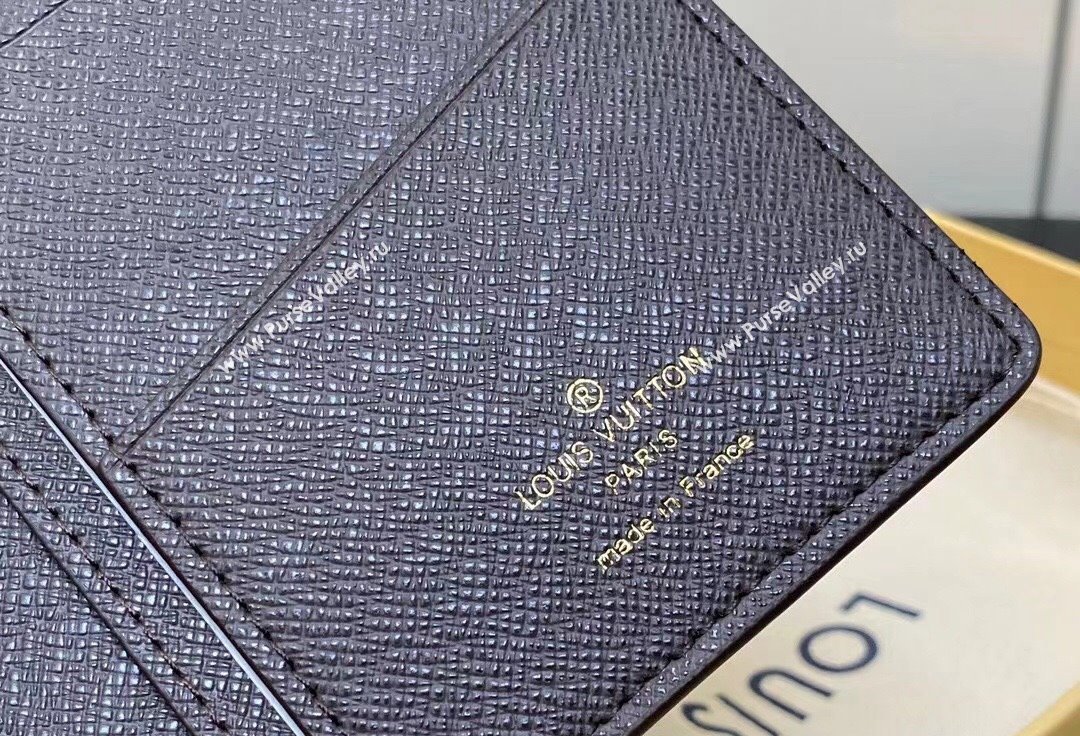 Louis Vuitton Monogram Craggy canvas Brazza Wallet M83335 Chocolate 2024 (kiki-24041106)