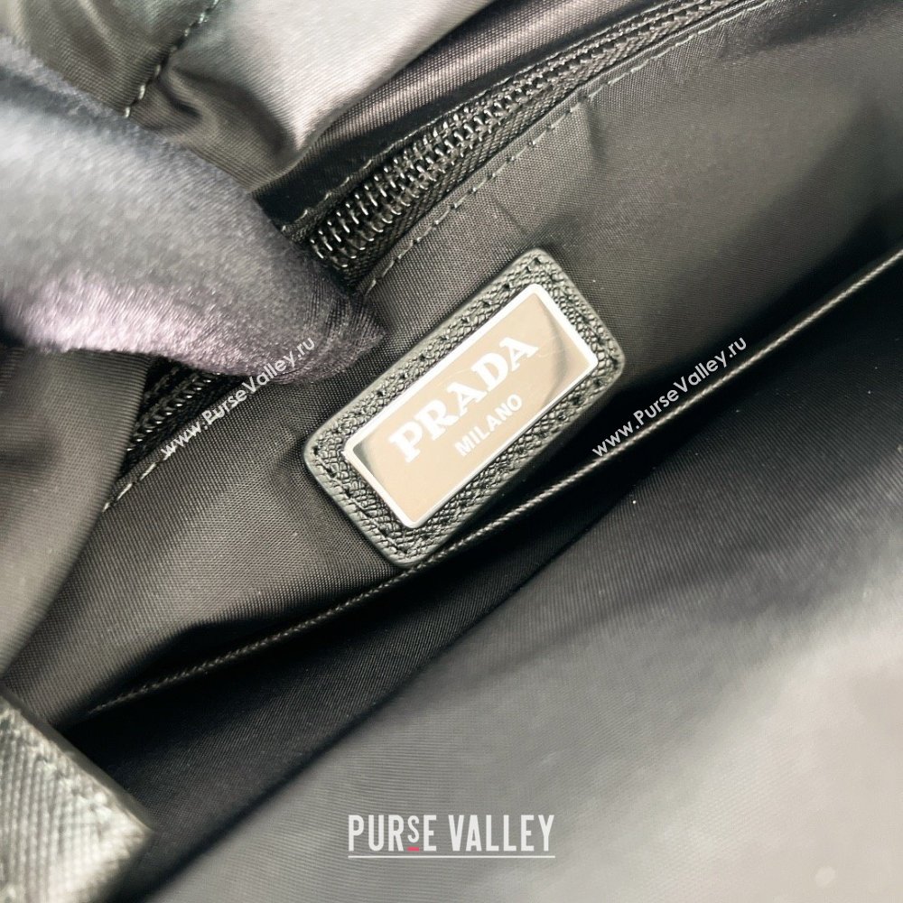 PRADA Re-Nylon and Saffiano leather backpack black 2VZ101 2023 (YANZI-231204-02)