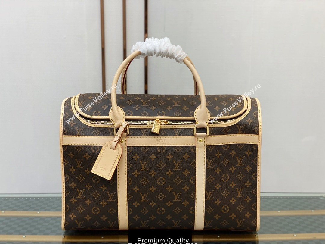 Louis Vuitton monogram canvas DOG CARRIER 50 M42021 (FENGYU-201019-2)