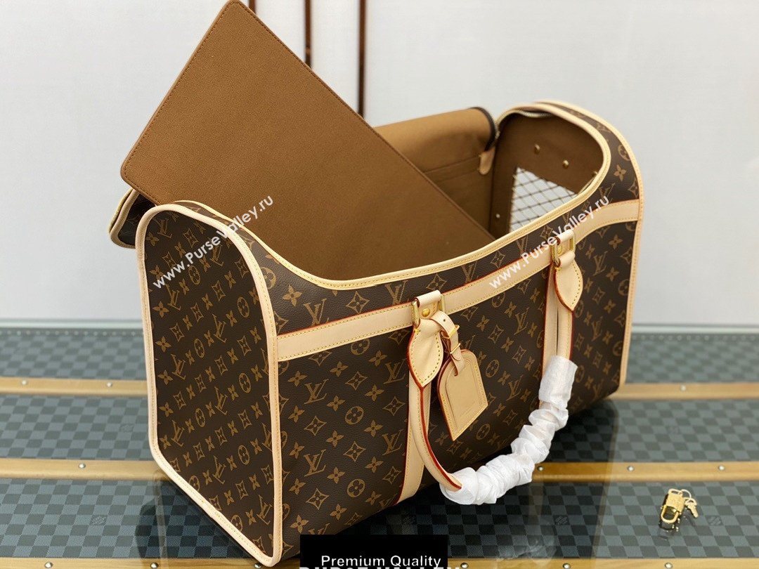 Louis Vuitton monogram canvas DOG CARRIER 50 M42021 (FENGYU-201019-2)