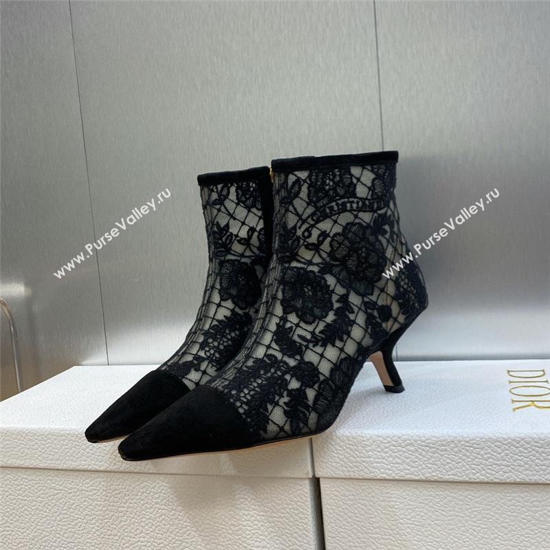 Dior Heel 6.5cm Naughtily-D Ankle Boots in Black 2023 (jincheng-231024-04)