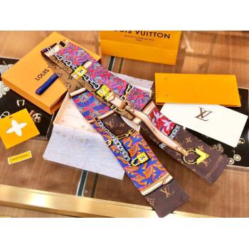 Louis Vuitton Silk Twill Monogram flowers printed Bandeau (wtz-240116-03)