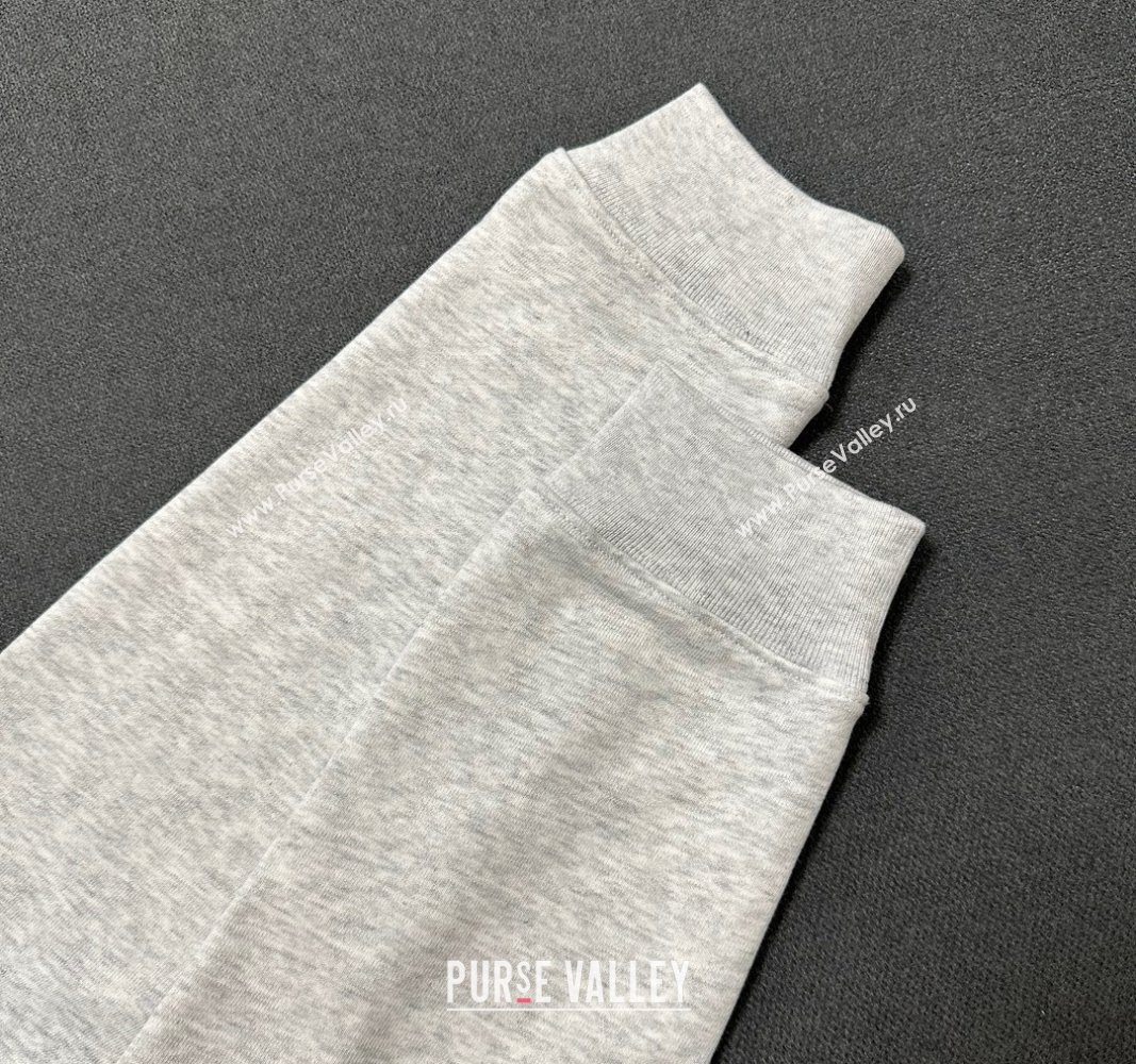 prada Cotton fleece hoodie Natural 2023 (fangfang-231003-01)