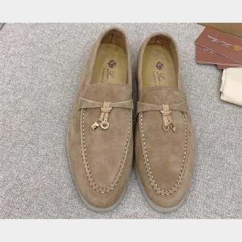 Loro Piana Summer Charms Walk Suede Women/Men Loafers 12 (kaola-23102612)