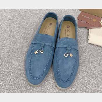 Loro Piana Summer Charms Walk Suede Women/Men Loafers 20 (kaola-23102620)