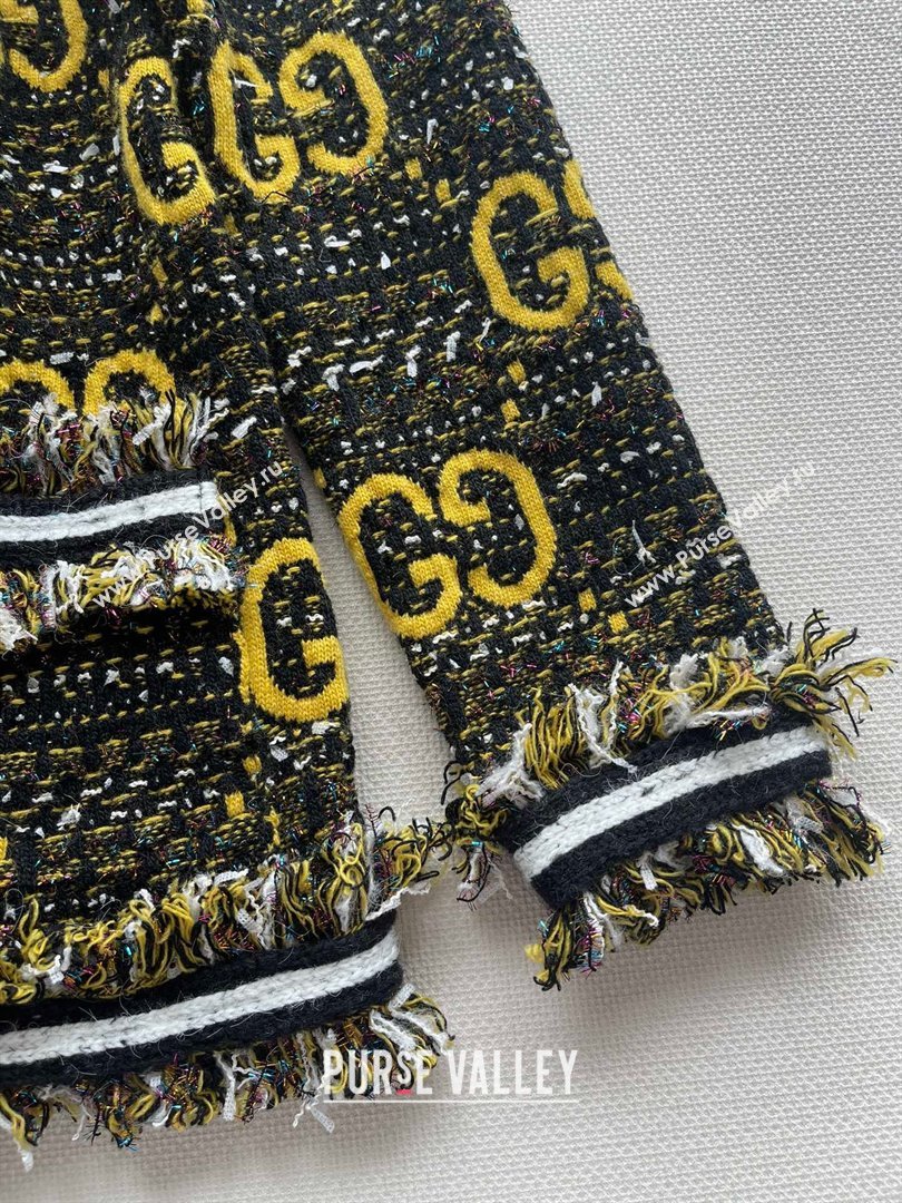 gucci Wool mohair GG cardigan 717469 2023 (qiqi-231206-08)