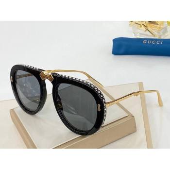 gucci sunglasses with diamonds 2021 (shishang-210127)