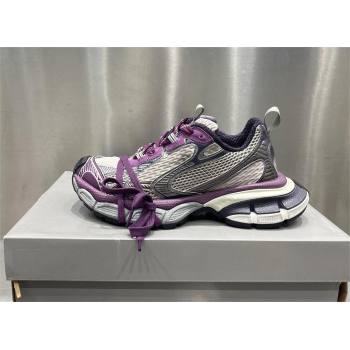 Balenciaga 3XL Sneaker in purple and grey mesh and polyurethane 2024 (xingqi8-240119-12)