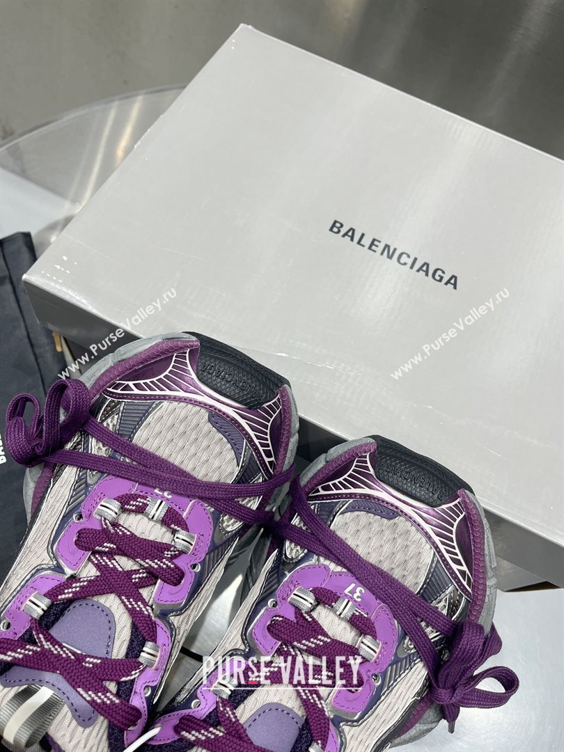 Balenciaga 3XL Sneaker in purple and grey mesh and polyurethane 2024 (xingqi8-240119-12)