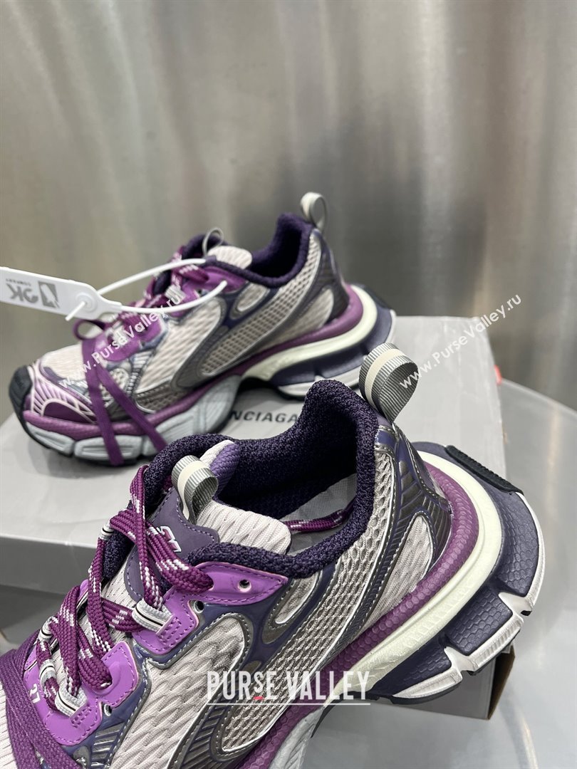 Balenciaga 3XL Sneaker in purple and grey mesh and polyurethane 2024 (xingqi8-240119-12)