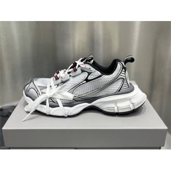Balenciaga 3XL Sneaker in grey, white and red mesh and polyurethane 2024 (xingqi8-240119-05)