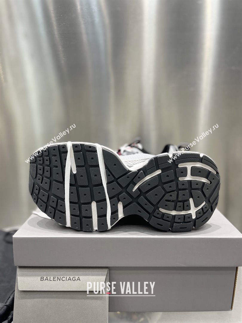 Balenciaga 3XL Sneaker in grey, white and red mesh and polyurethane 2024 (xingqi8-240119-05)