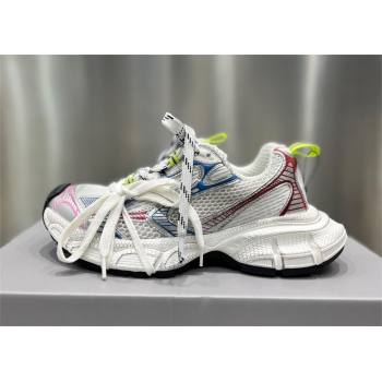 Balenciaga 3XL Sneaker in white, red and blue mesh and polyurethane 2024 (xingqi8-240119-06)