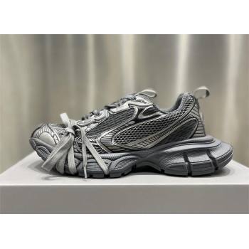 Balenciaga 3XL Sneaker in grey and black mesh and polyurethane 2024 (xingqi8-240119-08)