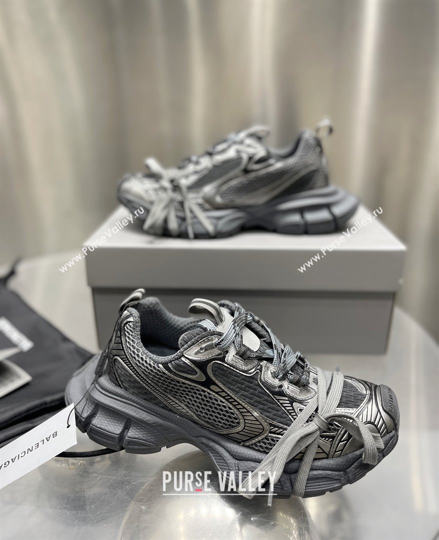 Balenciaga 3XL Sneaker in grey and black mesh and polyurethane 2024 (xingqi8-240119-08)