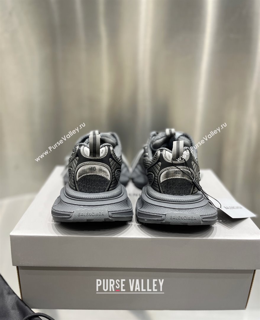 Balenciaga 3XL Sneaker in grey and black mesh and polyurethane 2024 (xingqi8-240119-08)