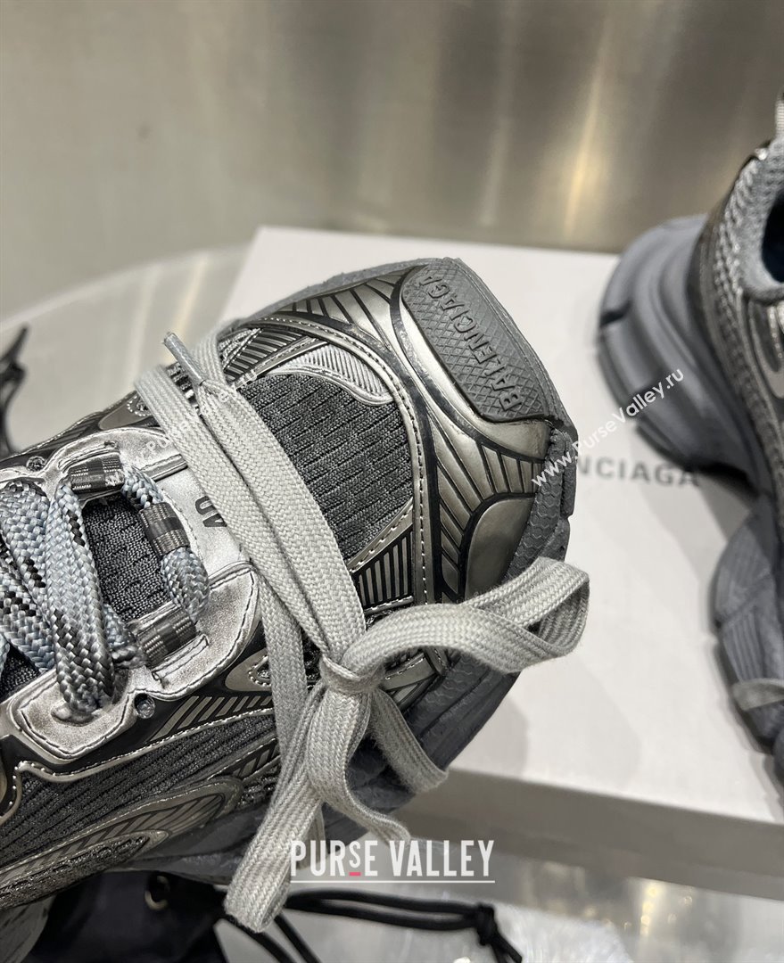 Balenciaga 3XL Sneaker in grey and black mesh and polyurethane 2024 (xingqi8-240119-08)