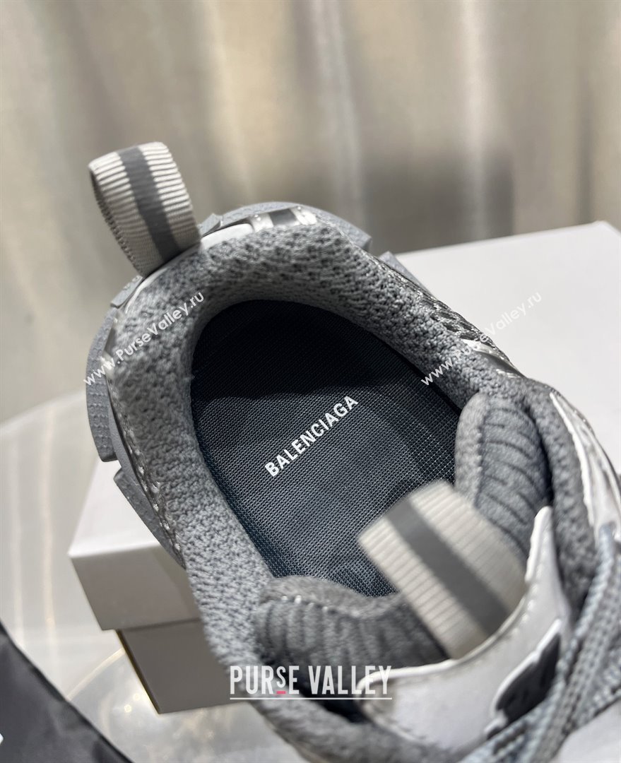 Balenciaga 3XL Sneaker in grey and black mesh and polyurethane 2024 (xingqi8-240119-08)