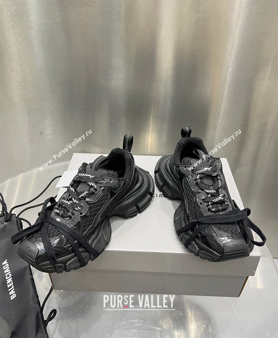 Balenciaga 3XL Sneaker in black mesh and polyurethane 2024 (xingqi8-240119-10)