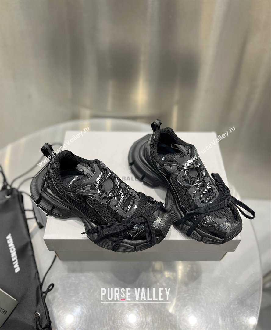 Balenciaga 3XL Sneaker in black mesh and polyurethane 2024 (xingqi8-240119-10)