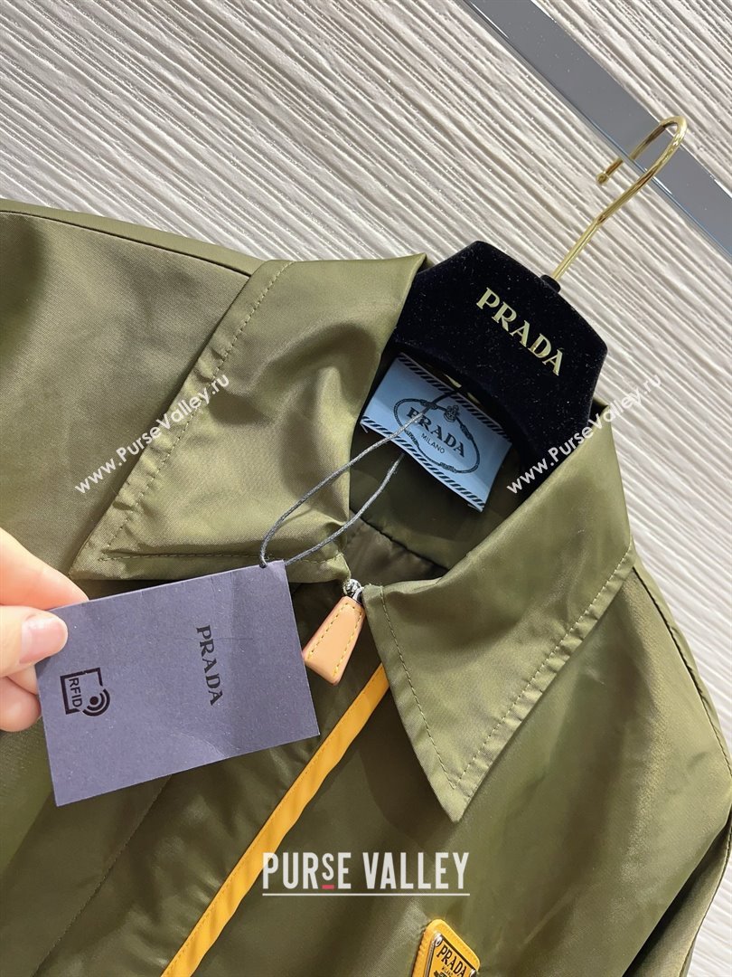 PRADA Re-Nylon jacket LODEN GREEN spring 2024 (qiqi-240315-22)