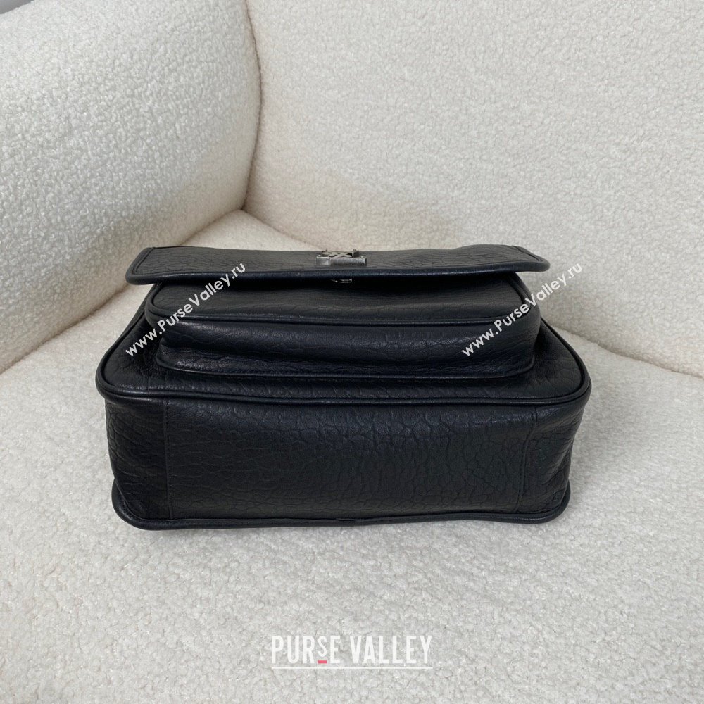 Saint Laurent niki medium Bag in grained lambskin 633178 Black(original quality) (bige-240120-01)