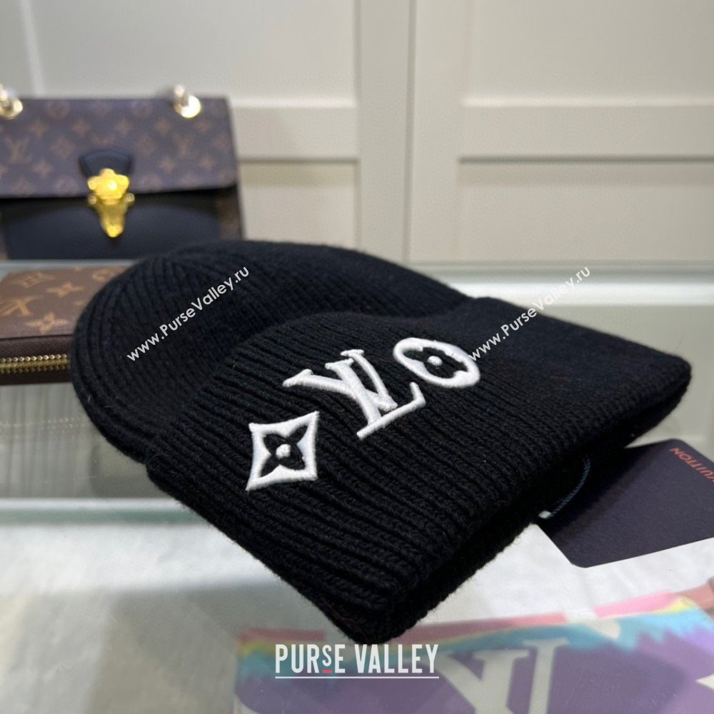 louis vuitton headline beanie black 2023 (MAO-231208-07)