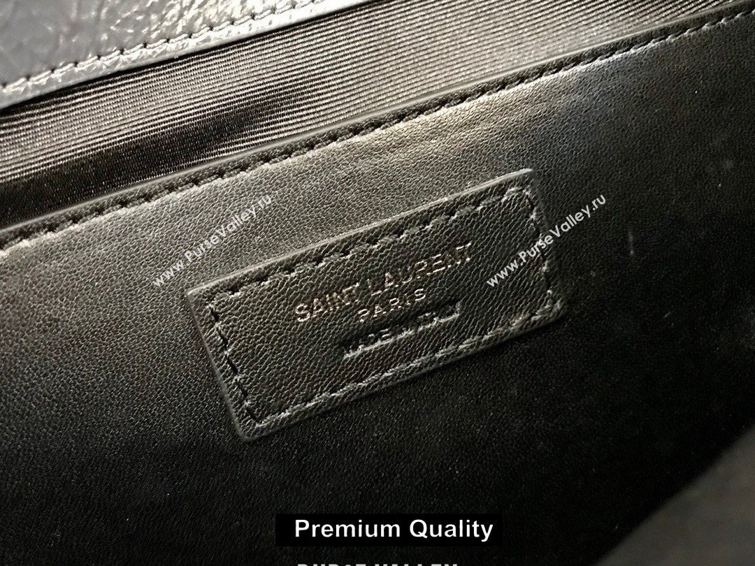 Saint Laurent Niki Baby Bag in Vintage Leather 533037  Ardoise (yida-6810)