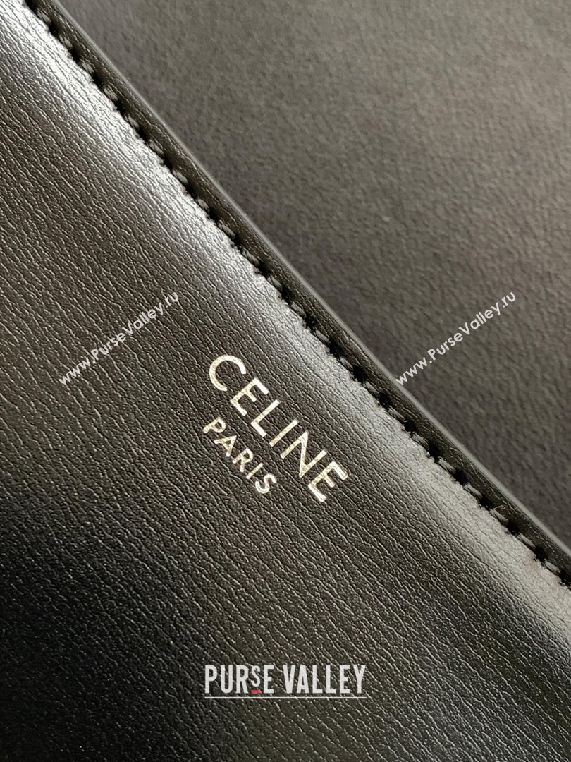 Celine MEDIUM LOLA BAG in shiny calfskin Black 2024 (SHANGPIN-240416-09)