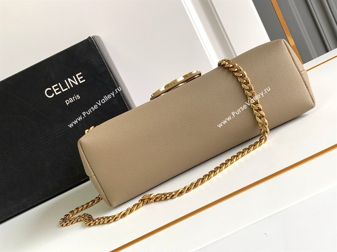 Celine Medium Victoire Bag in SUPPLE CALFSKIN ETOUPE 2024 (SHANGPIN-240416-01)