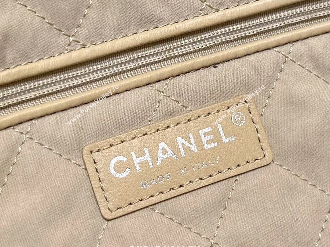 Chanel Shiny Calfskin Rainbow Metal White 22 Handbag AS3261 2024(ORIGINAL QUALITY) (SHUNYANG-231208-02)