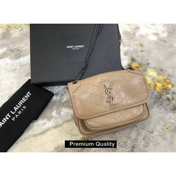 Saint Laurent Niki Baby Bag in Vintage Leather 533037 apricot (yida-2378)