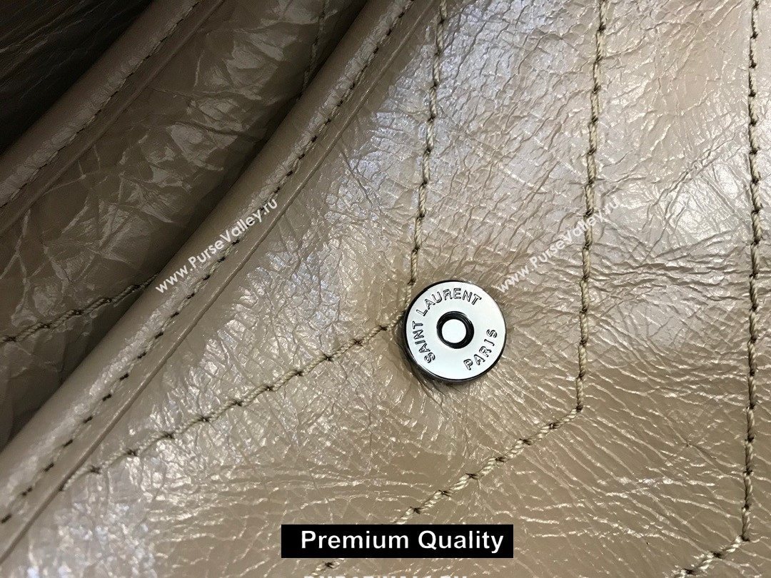 Saint Laurent Niki Baby Bag in Vintage Leather 533037 apricot (yida-2378)