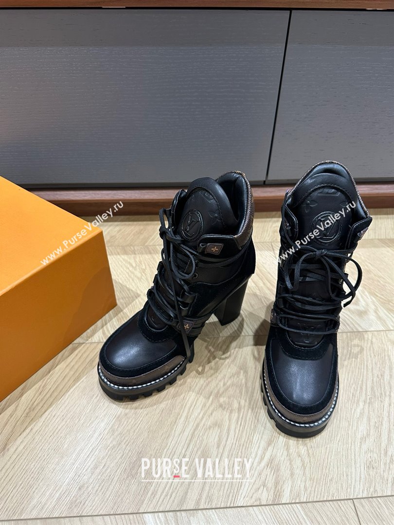 Louis Vuitton Star Trail Ankle Boots in Mix of materials Black 2023 (kaola-23102802)