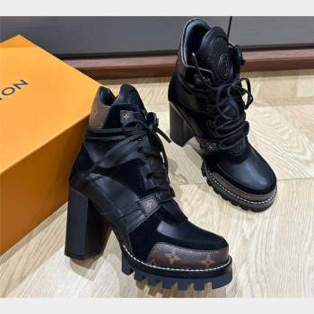 Louis Vuitton Star Trail Ankle Boots in Mix of materials Black 2023 (kaola-23102802)