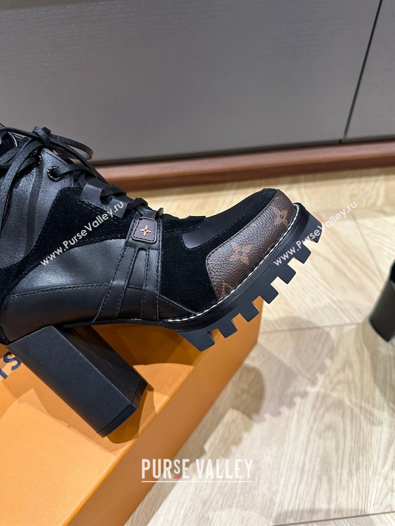 Louis Vuitton Star Trail Ankle Boots in Mix of materials Black 2023 (kaola-23102802)