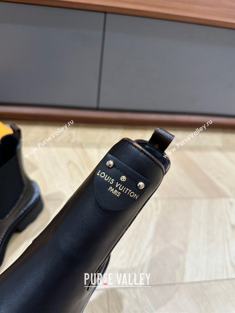 Louis Vuitton LV Beaubourg Ankle Boots 1A8949 Calf leather Black 2023 (kaola-23102701)