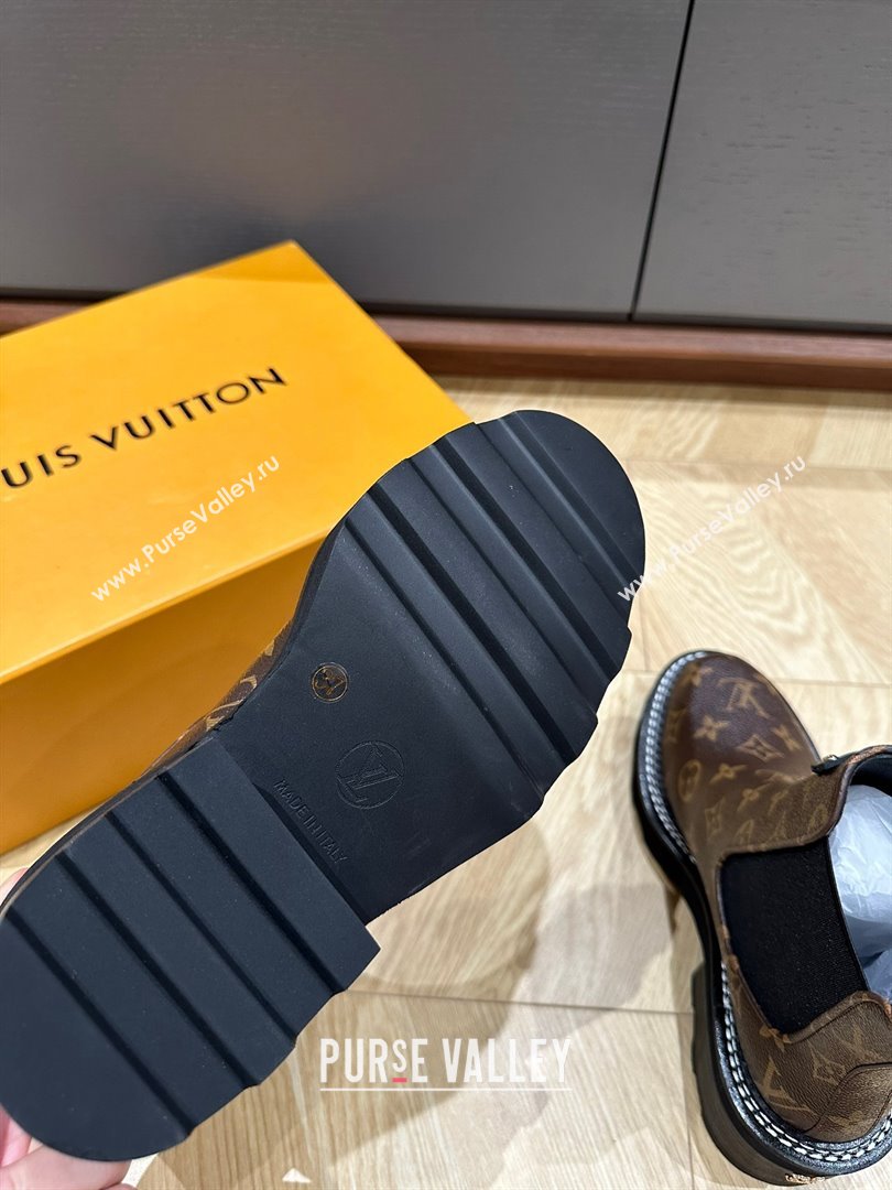 Louis Vuitton LV Beaubourg Ankle Boots 1A8QCO Monogram canvas 2023 (kaola-23102702)