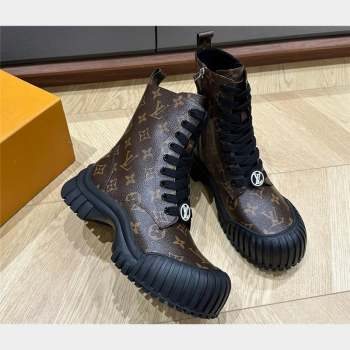 Louis Vuitton Ruby Flat Ankle Boots Monogram canvas 2023 (kaola-23102705)