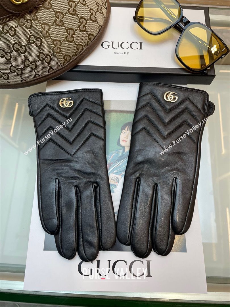 Gucci GG MARMONT Gloves BLACK (SHISHANG-231211-04)