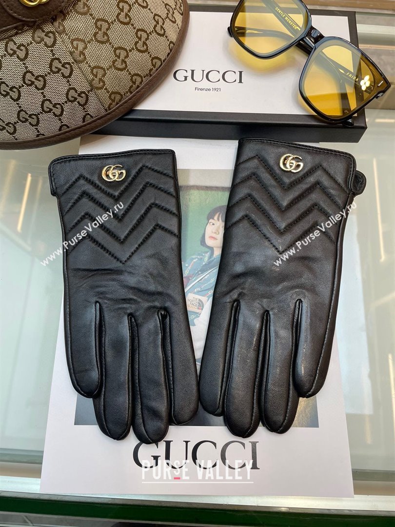 Gucci GG MARMONT Gloves BLACK (SHISHANG-231211-04)